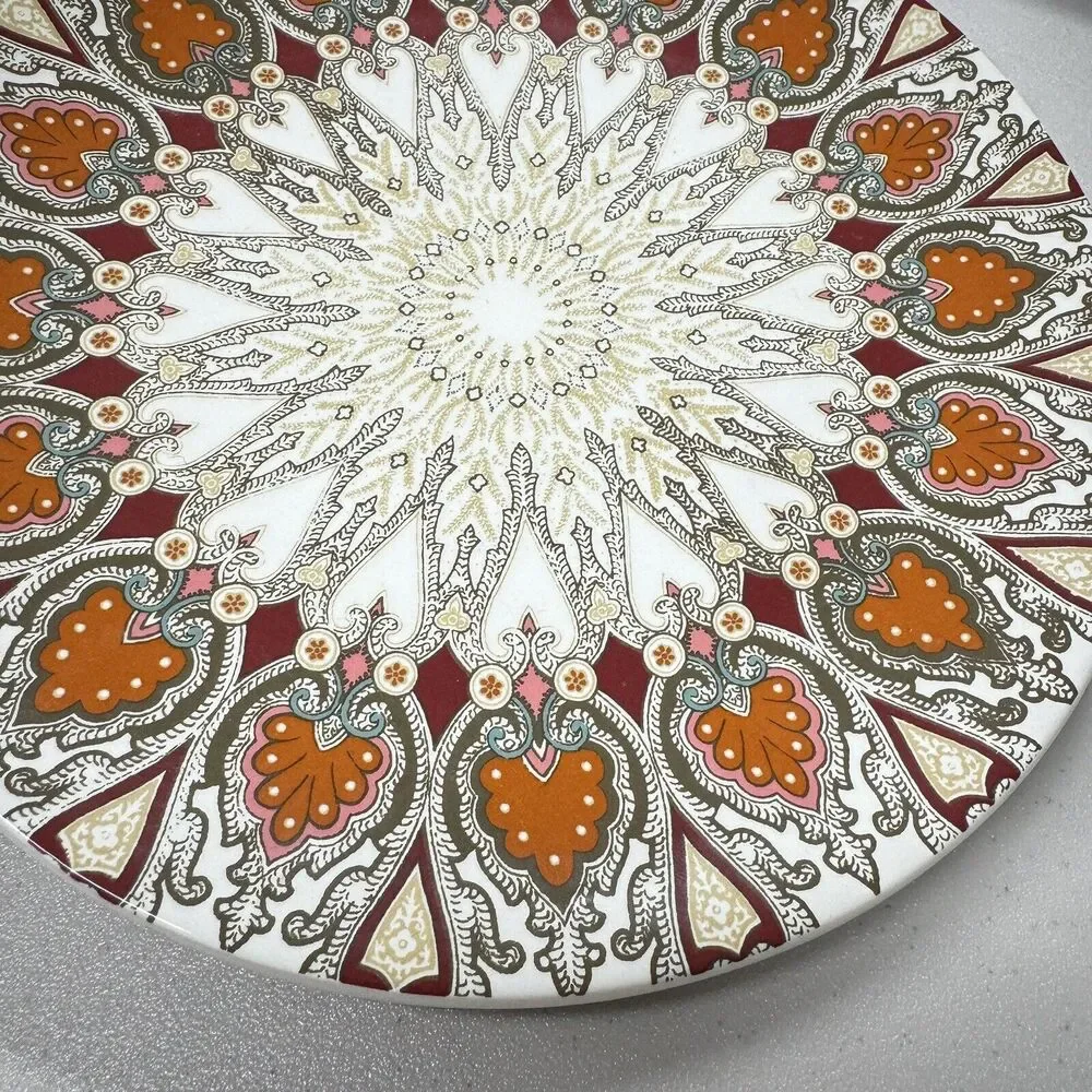 Pottery Barn PAISLEY - BROWN 8.75